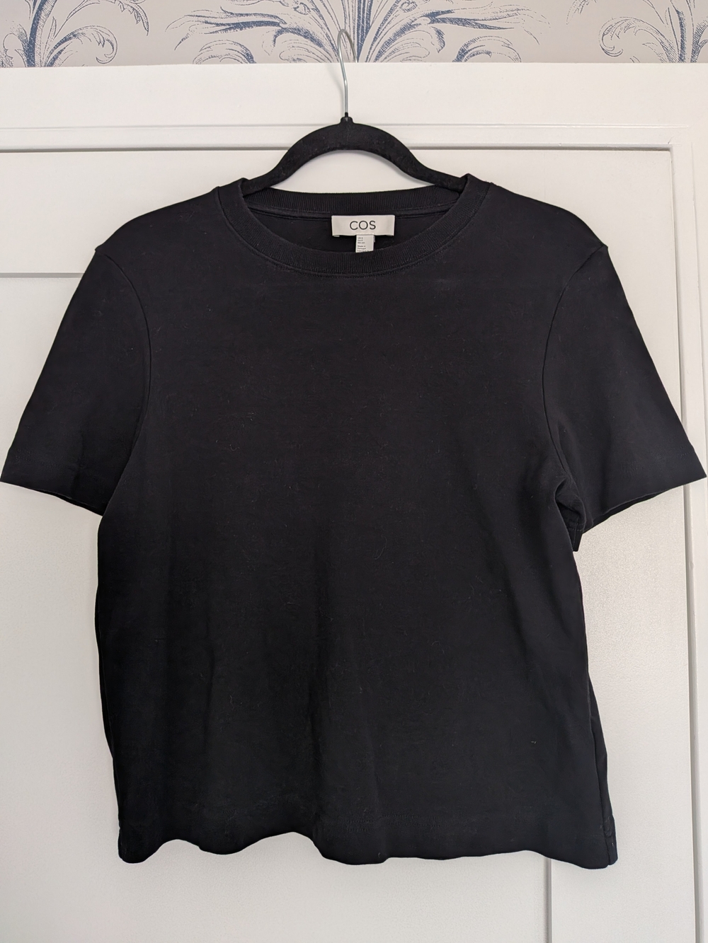 COS Black Crewneck T-Shirt